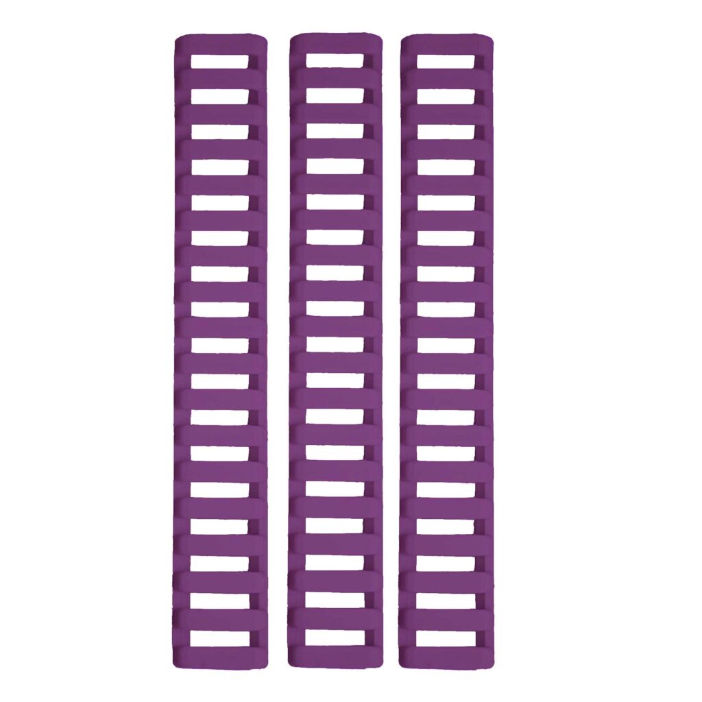 18-Slot Ladder Rail Cover in Purple